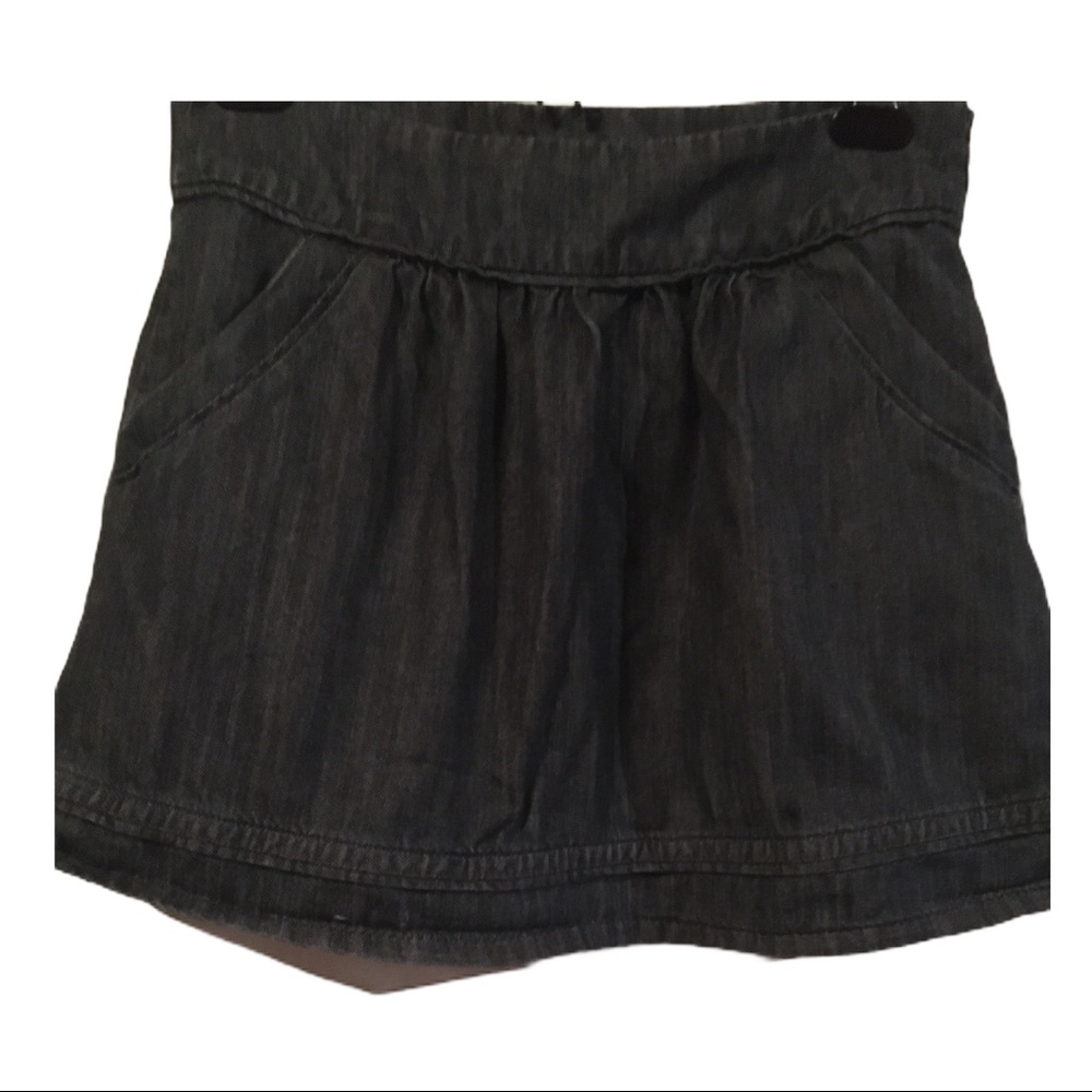 American Eagle Denim Flare Skirt Pockets Size 6